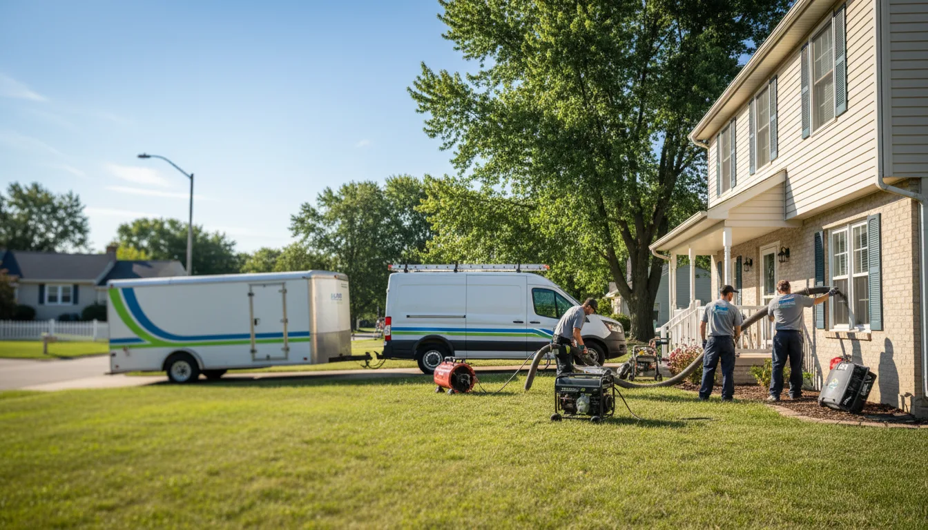 Flooded Basement Restoration And Cleanup With Repair in Luverne, MN near me